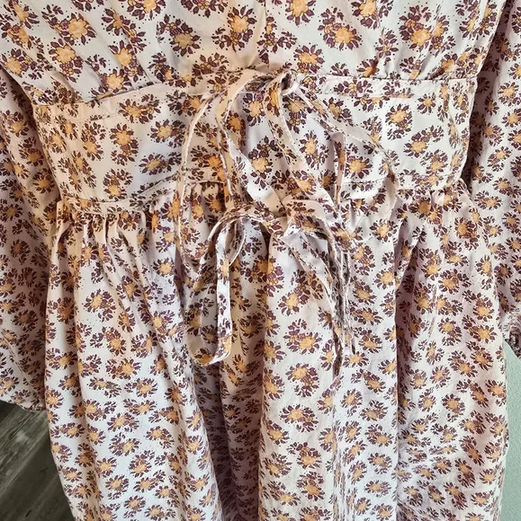 J.CREW V-neck cotton poplin mini dress in peony paisley, 14 - Picture 6 of 16